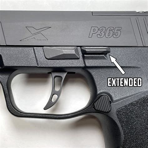 And there is no denying the straight value of five extra rounds in each. . P365 extended slide catch